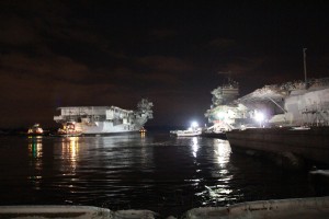 USS Forrestal Departure from Philadelphia