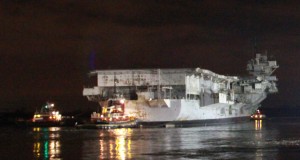USS Forrestal Departure from Philadelphia
